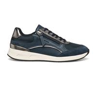 Geox Scarpe da Ginnastica da Donna D BULMYA B, Blu Navy/Argento, 39 EU