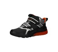 GEOX Sneaker 'Ciberdron B.A' pietra / grigio chiaro / rosso scuro / nero / argento Bambini GEOX 24 pietra / grigio chiaro / rosso scuro / nero / argento