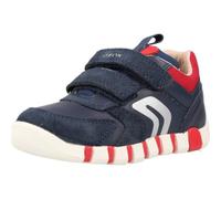 Geox Sneaker da Bambino B Iupidoo D, Blu Navy, Rosso, 5 UK Child