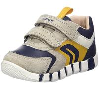 Geox Sneaker da Bambino B Iupidoo D, Blu Navy Sabbia, 2 UK Child