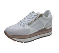 Geox Sneaker da donna D New Kency a, Bianco sporco, 38 EU