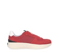 Geox Sneaker da uomo GXRN in pelle grezza rosso, Colore: rosso, 43 EU