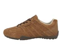 Geox Sneaker da uomo Snake in pelle scamosciata marrone, marrone, 43 EU