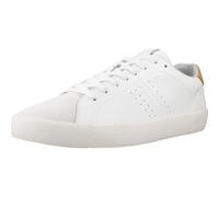 Geox Sneaker da Uomo U Affile A, Bianco, Giallo, 45 EU