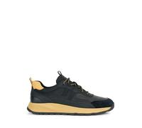 Geox Sneaker da Uomo U Terrestre a, Nero ocra, 45 EU