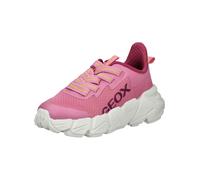 Geox J FLEXYPER Fast Girl, Scarpe da Ginnastica, Pink/Yellow, 30 EU
