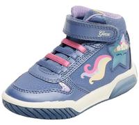 Geox Sneaker J Inek Bambina, Avio Fucsia, 7.5 UK Child
