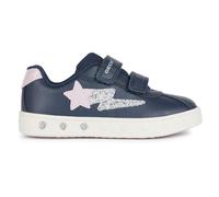 Geox J Skylin Girl A, Scarpe da Ginnastica, Colore: Rosa Navy, 27 EU