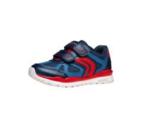Geox J Pavel D, Scarpe da Ginnastica, Navy/Red, 35 EU