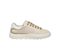 Geox spherica ec4.1 Donna Sneakers Basse Bianco Latte- D65TCB08554C1S2L (Sistema Taglie Calzature EU, Adulto, Donna, Numero, Media, 38)