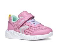 Geox B SPRINTYE Girl D, Scarpe da Ginnastica Bimba 0-24, Pink/Watersea, 21 EU