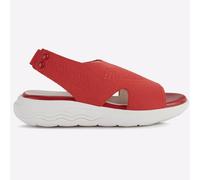 Geox Spherica da Donna Casual Moda Estate Spiaggia Vacanza Chic Sandali Rosso
