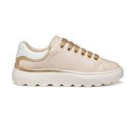 Geox spherica ec4.1 Donna Sneakers Basse Bianco Latte- D65TCB08554C1S2L (Sistema Taglie Calzature EU, Adulto, Donna, Numero, Media, 38)