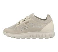 Geox Spherica, Scarpe da Ginnastica, Bianco Sporco, 35 EU