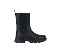 Geox J Junette Girl, Caviglia Barca, Schwarz, 39 EU