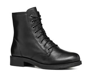 Geox Stivali da Donna D Rawelle Eankle, Nero, 41 EU