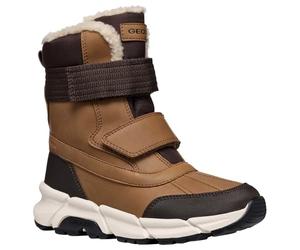 Geox Stivali da neve J Flexyper Plus Bambino, Caffè Tabacco, 7 UK