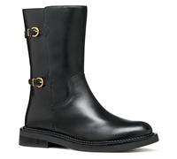 Geox D Serilda, Stivale alla Caviglia Donna, Nero, 38 EU