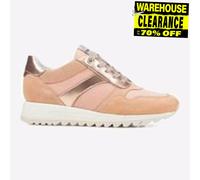 Geox Tabelya Donna Impermeabile Vestito Casual Moda da Ginnastica Rosa
