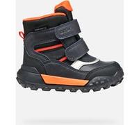 Geox B Trekkyup Boy B ABX, Stivale alla Caviglia Bimbo 0-24, Navy Arancio, 23 EU
