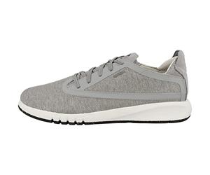Geox U Aerantis, Scarpe da ginnastica basse Uomo, Grigio (Lt Grey), 40 EU