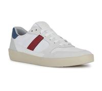 Geox U Affile B, Scarpe da Ginnastica Uomo, Bianco Rosso, 45 EU