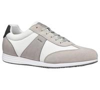 Geox U ARTHIEN A, Scarpe da Ginnastica Uomo, White/Lt Grey, 43 EU