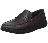 Geox U Ascanio C, Moccasin Uomo, Marrone Scuro, 42 EU