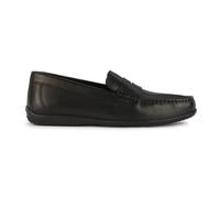 Geox U Ascanio C, Moccasin Uomo, Nero, 46 EU