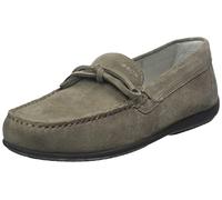 Geox U Ascanio, Moccasin Uomo, Grigio Tortora, 45 EU