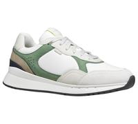 Geox U BRANTHON B Sneaker da Uomo, Bianco/Oliva, 42 EU
