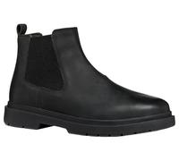 Geox U Calaita A, Stivale alla Caviglia Uomo, Nero, 44 EU