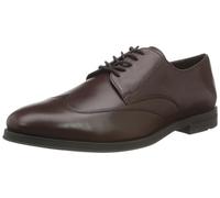 Geox U Decio D, Oxford Uomo, Marrone Scuro, 44 EU