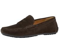 Geox U Istria B, Moccasin Uomo, Marrone Scuro, 45 EU