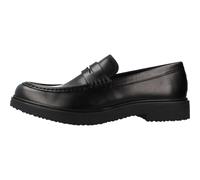 Geox U Massimiano, Mocassino Uomo, Nero, 44 EU