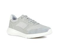 Geox U Monreale, Scarpe da Ginnastica Uomo, Grigio Chiaro, 45 EU