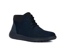 Geox U Portello, Stivale alla Caviglia Uomo, Blu Marino, 46 EU