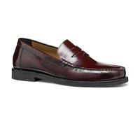 Geox U RECANATI B, Mocassino Uomo, Wine, 45 EU