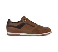 Geox U Renan B, Scarpe da Ginnastica Uomo, Browncotto Dk Brown, 45 EU