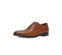 Geox U REZZONICO B, Oxford Uomo, Cognac, 44 EU