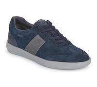 Geox U Rieti A, Scarpe da Ginnastica Uomo, Navy Dk Stone, 44 EU