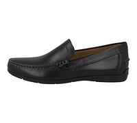 Geox U Siron A, Mocassini Uomo, Nero, 43 EU
