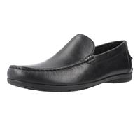 Geox U Siron A, Moccasin Uomo, Nero, 41 EU