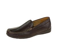 Geox U Siron W C, Mocassini Uomo, Marrone Brown, 43 EU