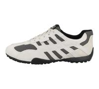 Geox U Snake Original A, Scarpe da Ginnastica Uomo, off White/Dk Grey, 43 EU