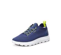 Geox U Spherica A, Sneaker Uomo, Blu Dk Royal Fluo Green, 39 EU