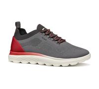 Geox U Spherica E, Scarpe da Ginnastica Uomo, Dk Grey Red, 44 EU