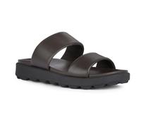 Geox U Spherica Ec6 A, Sandali scorrevoli Uomo, Marrone Scuro, 42 EU