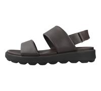 Geox U Spherica Ec6 C, Sandali scorrevoli Uomo, Marrone Scuro, 42 EU