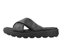 Geox U Spherica Ec6 B, Sandali scorrevoli Uomo, Nero, 42 EU